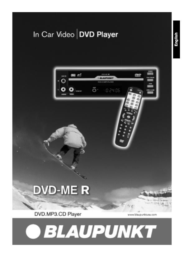 Blaupunkt DVD MER R Owners Manual