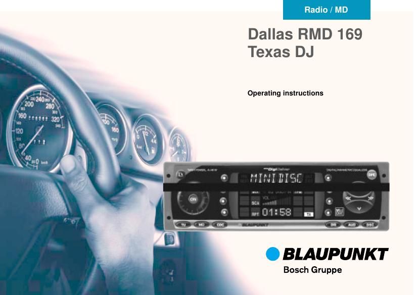 Blaupunkt Dallas RMD 169 Owners Manual