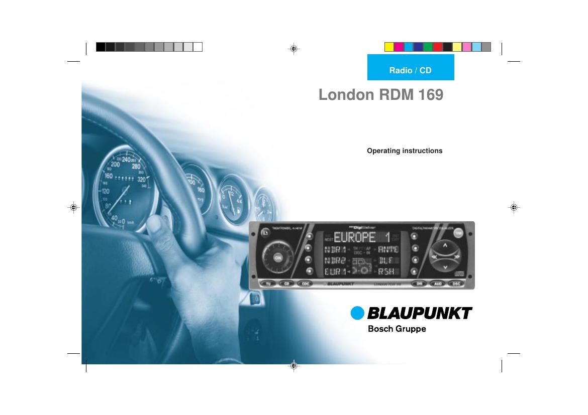 Blaupunkt London RDM 169 Owners Manual