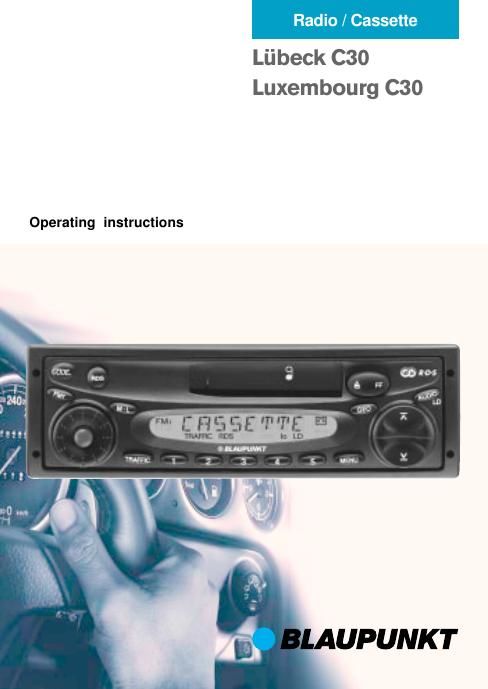 Blaupunkt Lubeck C 30 Owners Manual