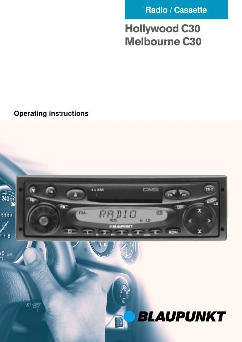 Blaupunkt Melbourne C 30 Owners Manual