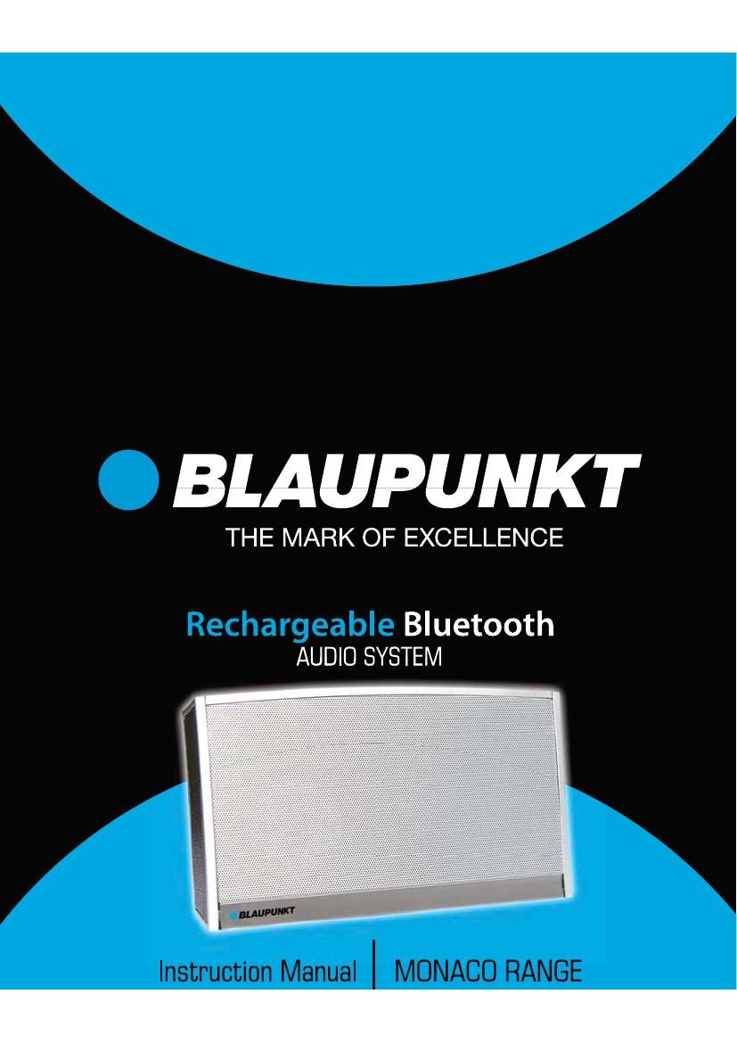 Blaupunkt Monaco Range Owners Manual