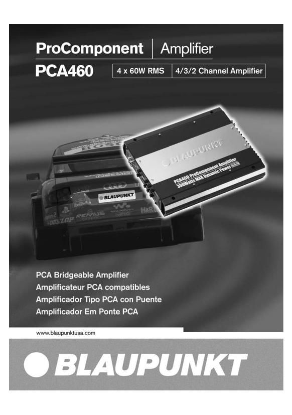 Blaupunkt PCA 460 Owners Manual