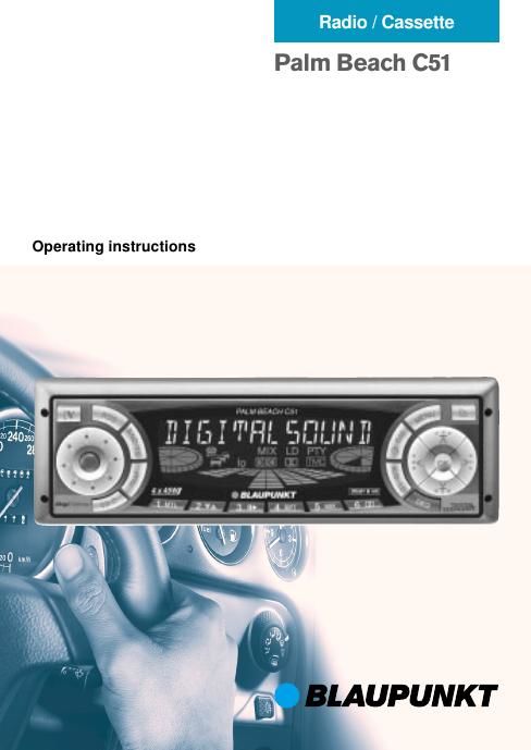 Blaupunkt Palm Beach C 51 Owners Manual