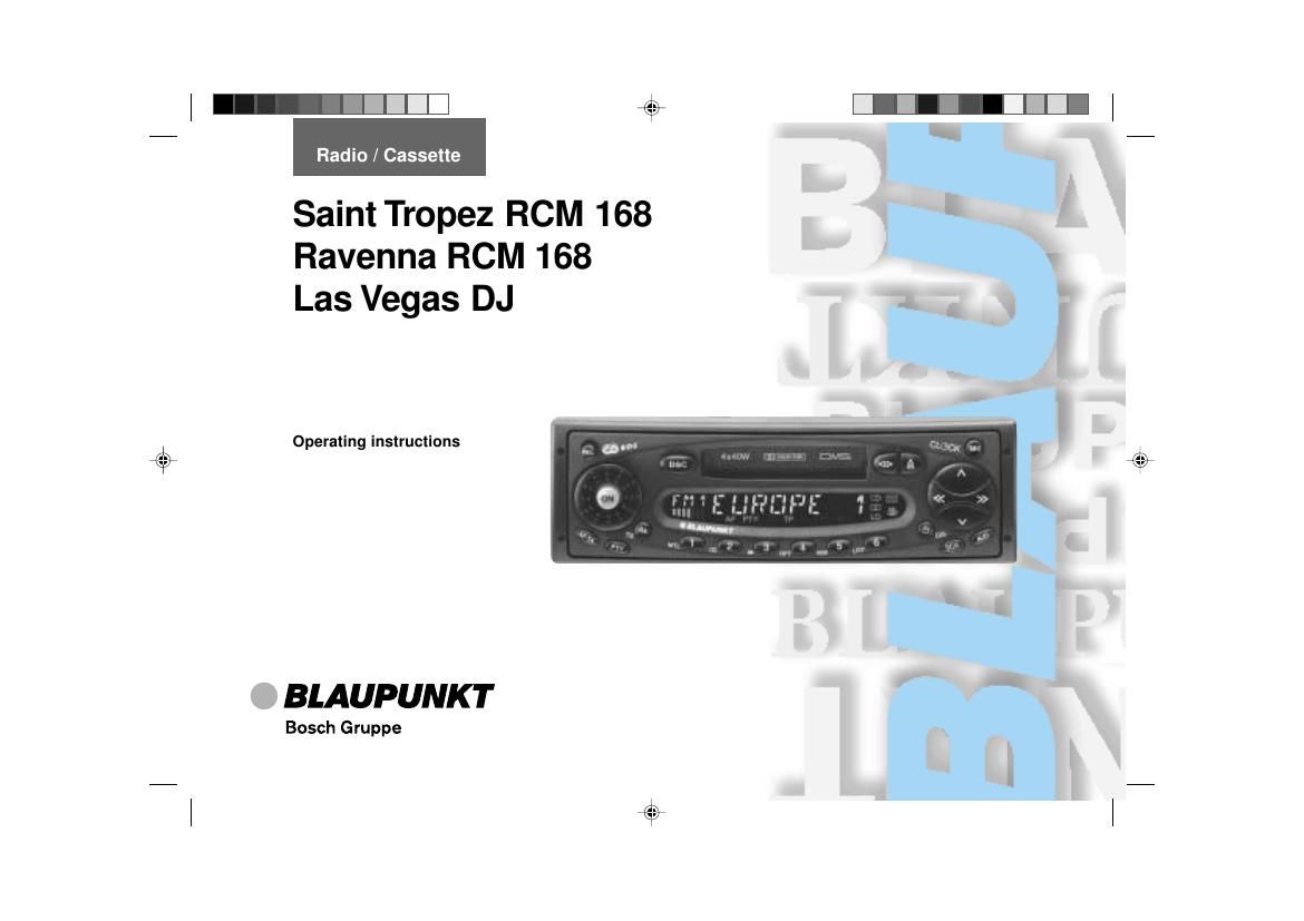 Blaupunkt Ravenna RCM 168 Owners Manual