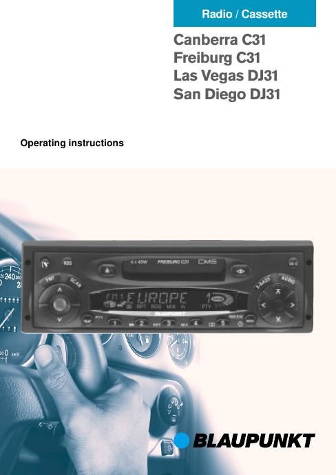 Blaupunkt San Diego DJ 31 Owners Manual