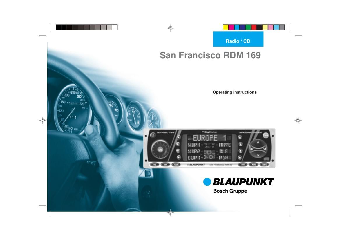 Blaupunkt San Francisco RDM 169 Owners Manual