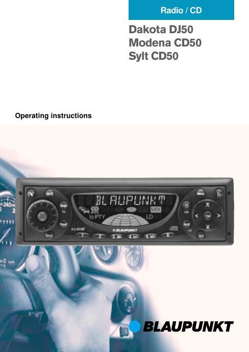 Blaupunkt Sylt CD 50 Owners Manual
