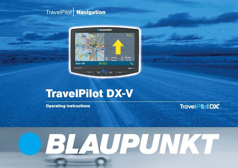 Blaupunkt TravelPilot DX V Owners Manual
