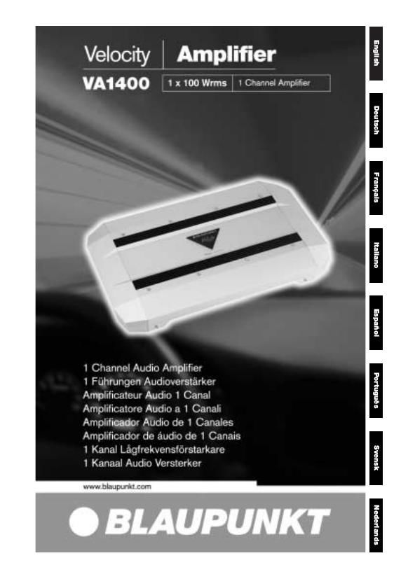 Blaupunkt VA 1400 Owners Manual