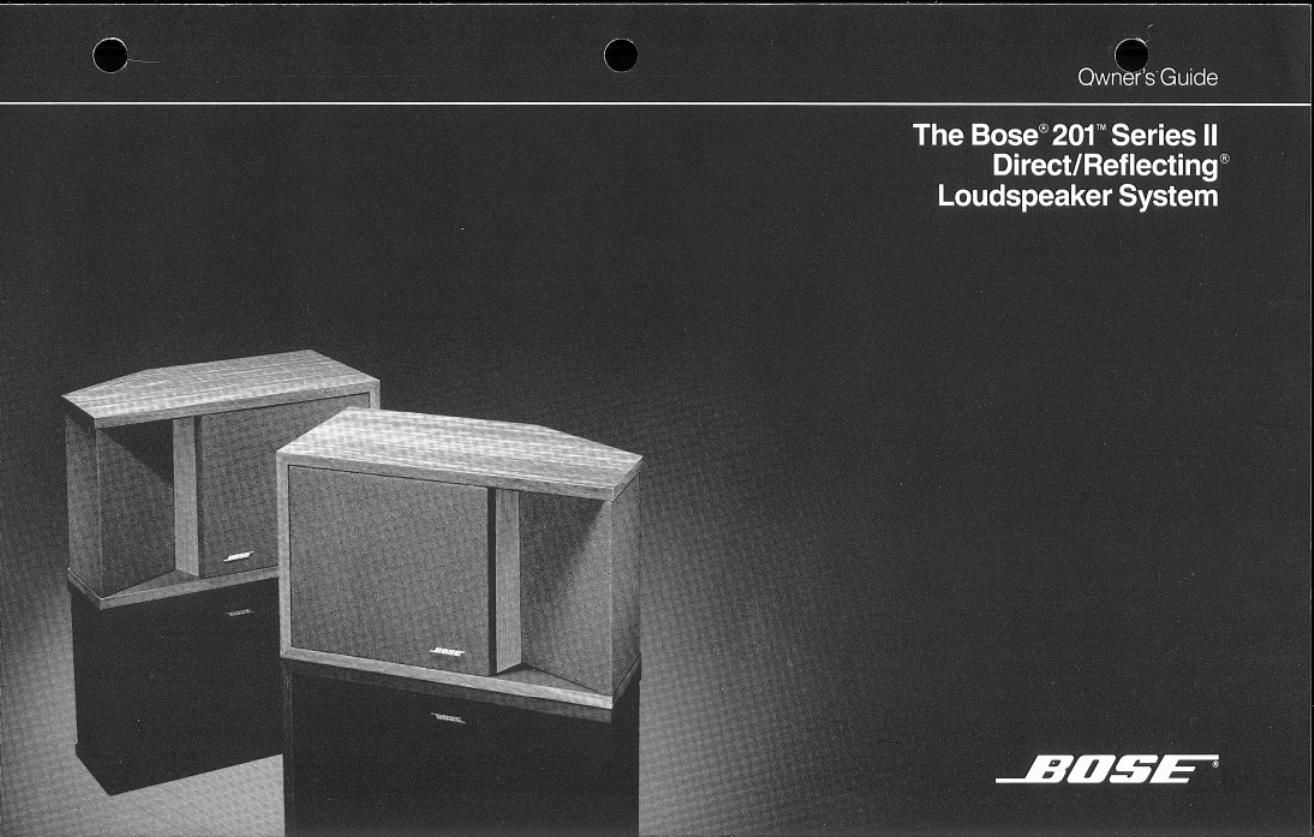 bose 201 ii brochure