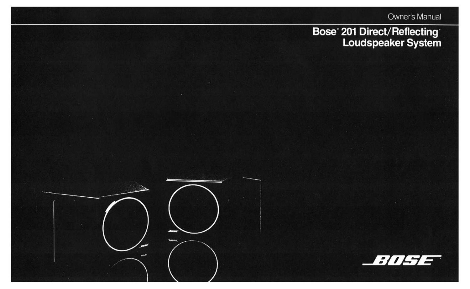 bose 201 owners manual