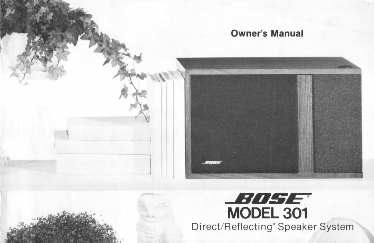 bose 301 manual