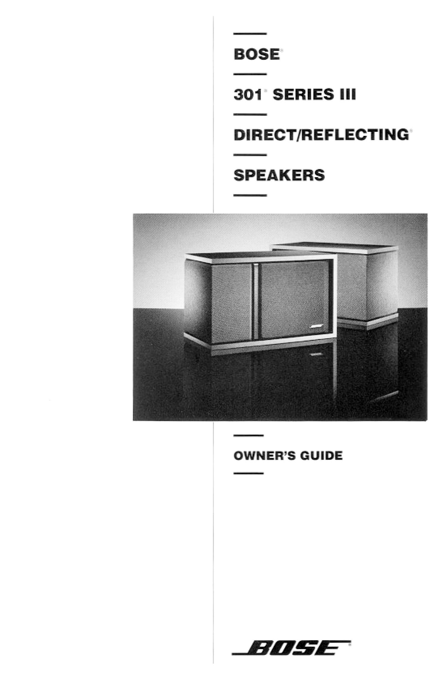 bose 301 owners manual