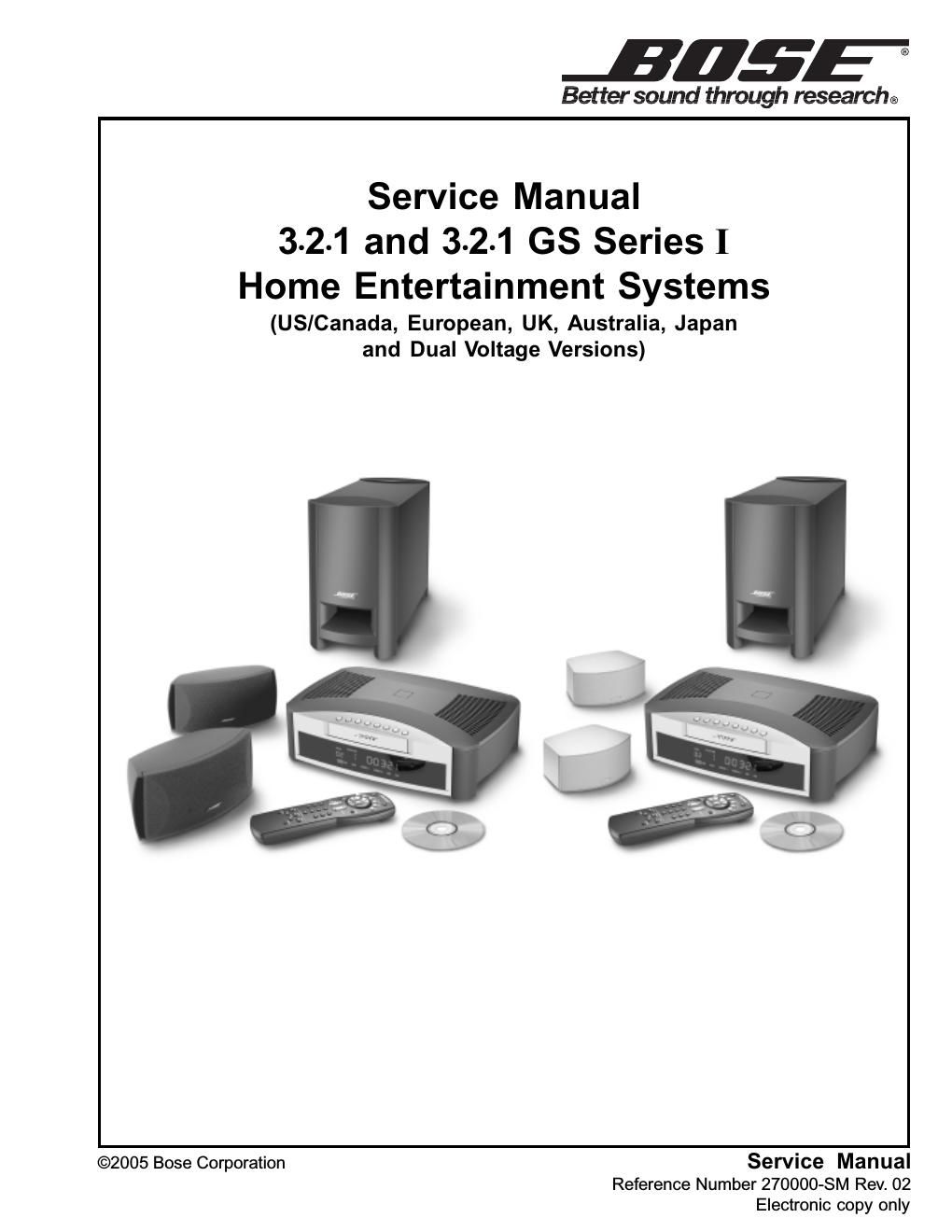 bose 321 and 321 gs series i 270000 service manual rev2