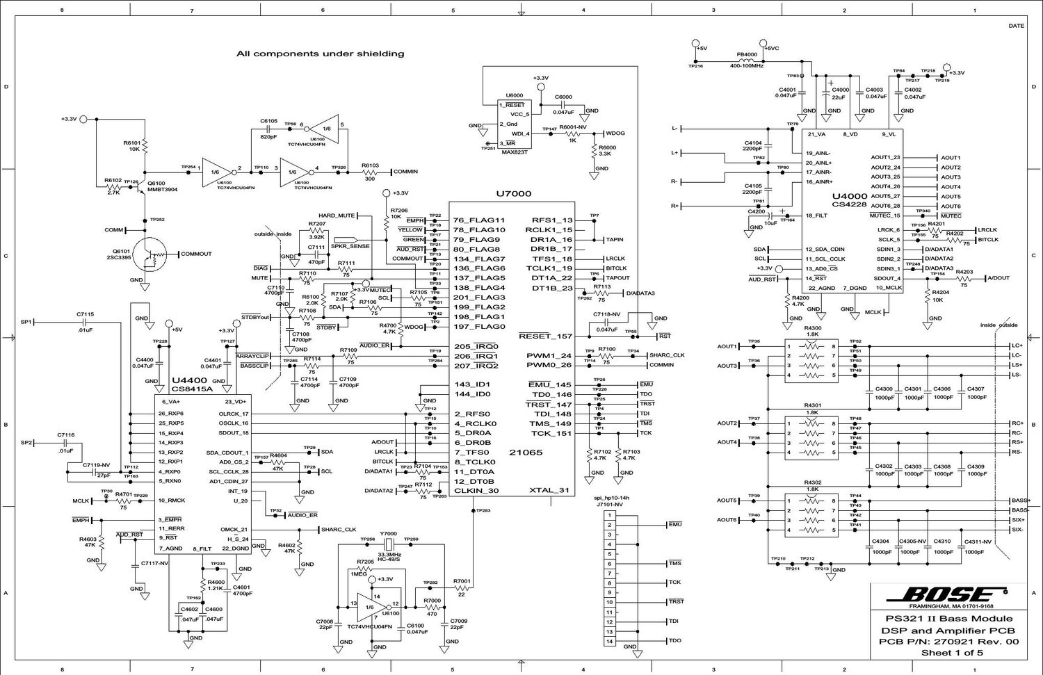 bose 321 series ii basbox dsp 270921 rev00 sheets1 5