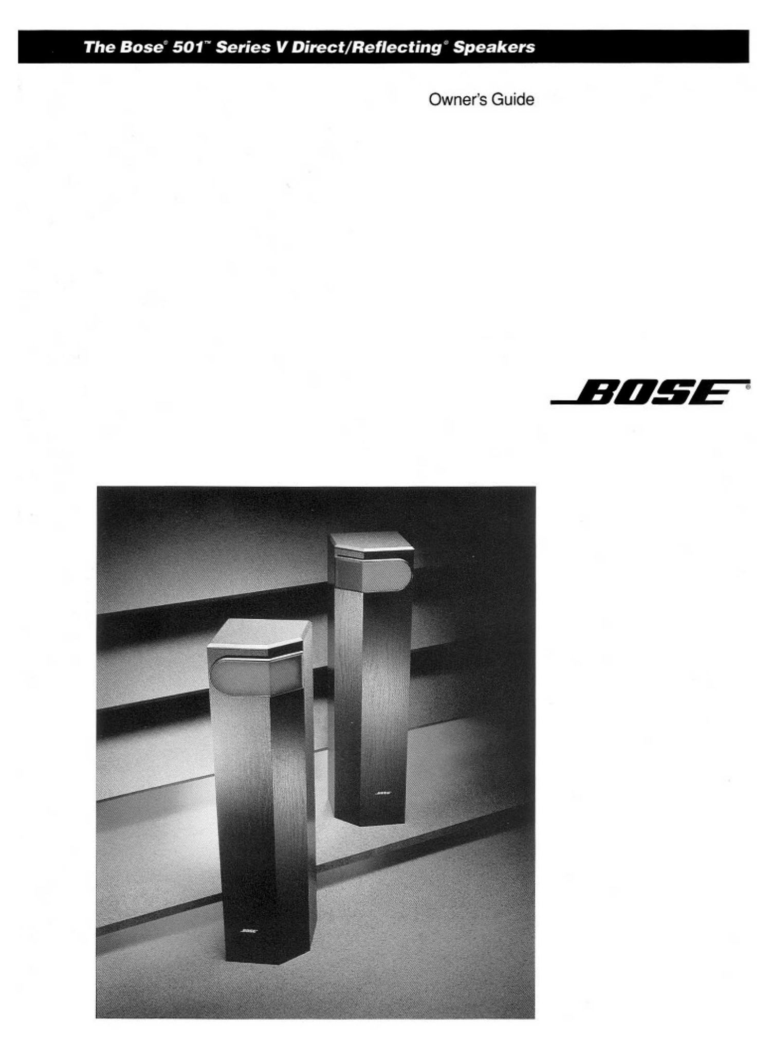 bose 501 owners guide