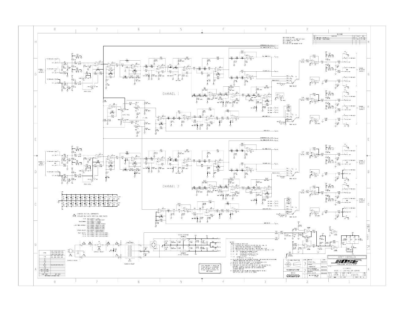 bose 802 c ii sd172175 1 schematics