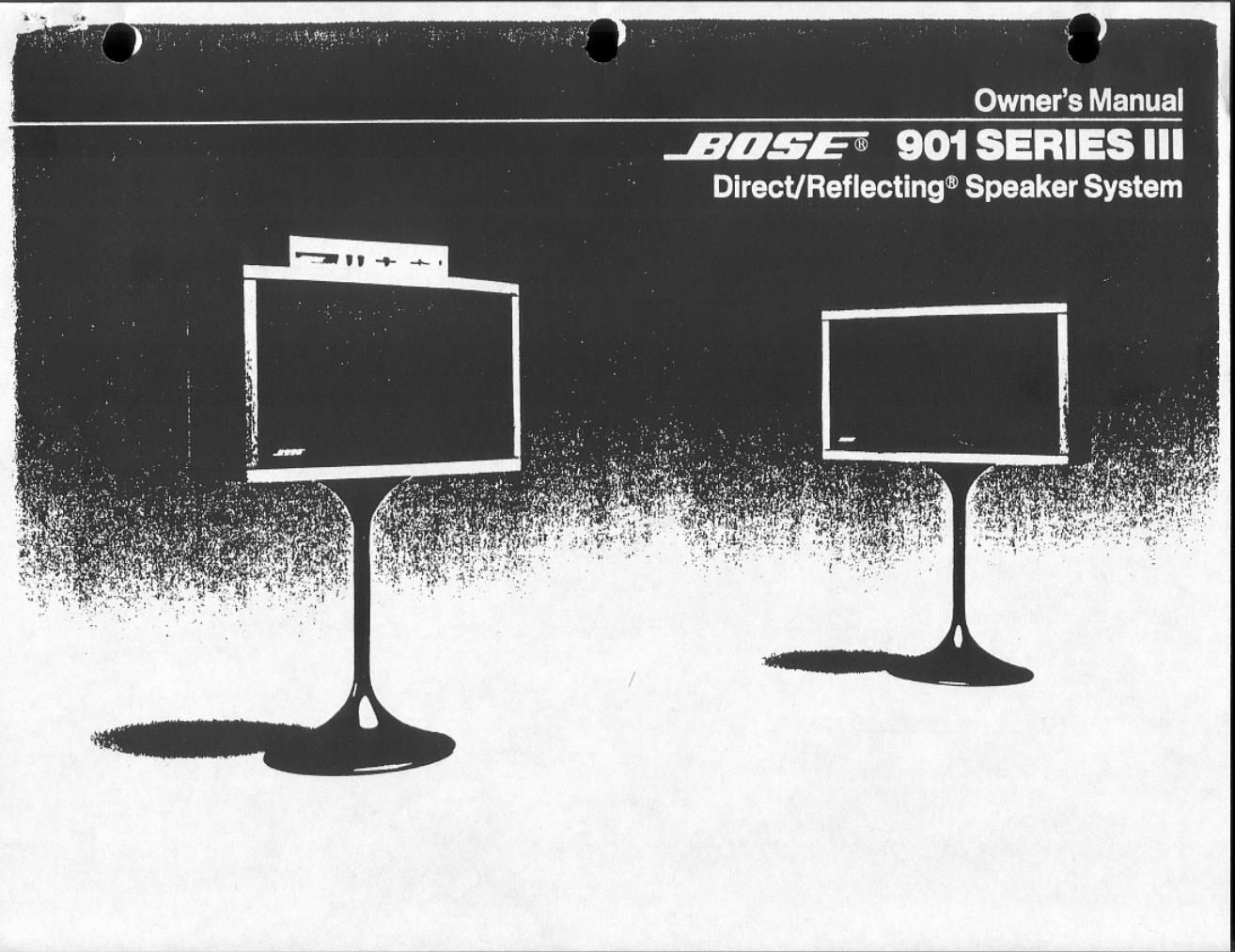 bose 901 series iii owners guide