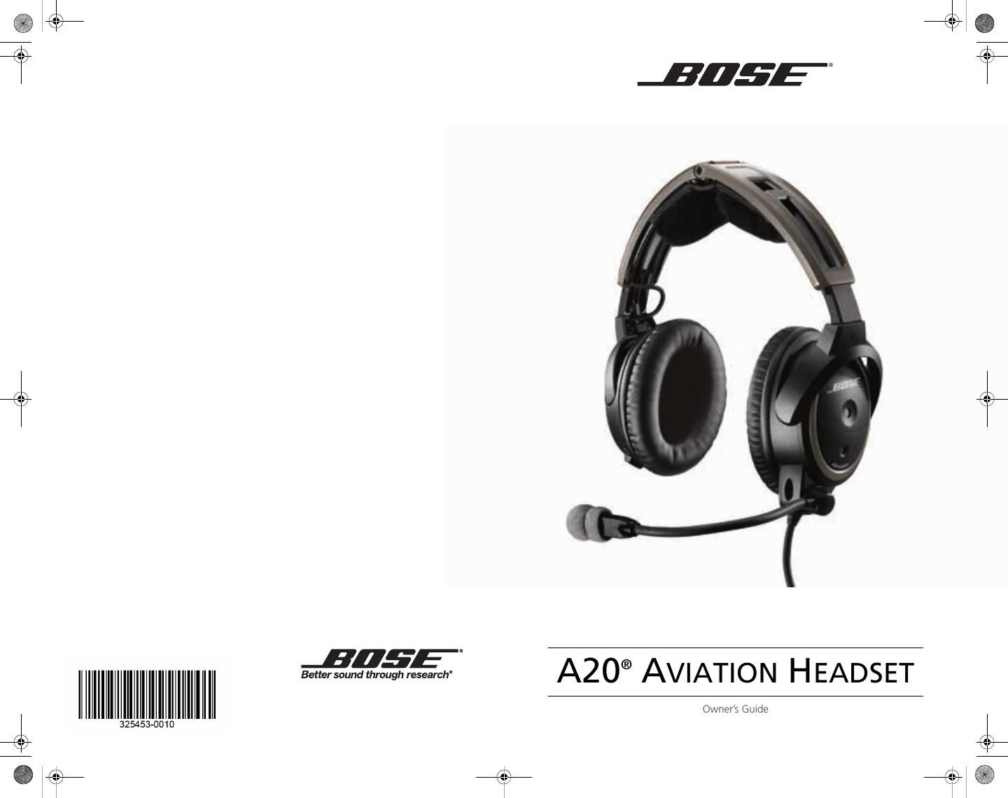 bose a20 owners guide
