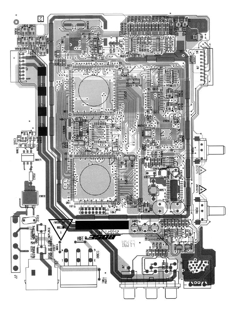 bose am 25 30 p 251571 pcb top