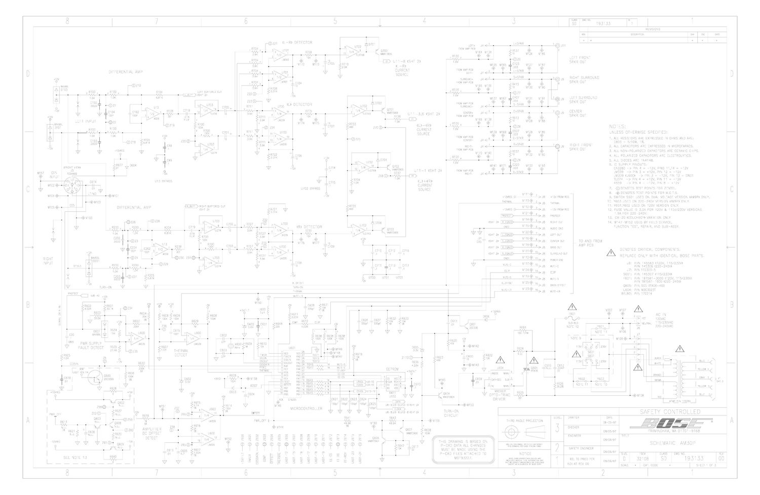 bose am 30p schematics