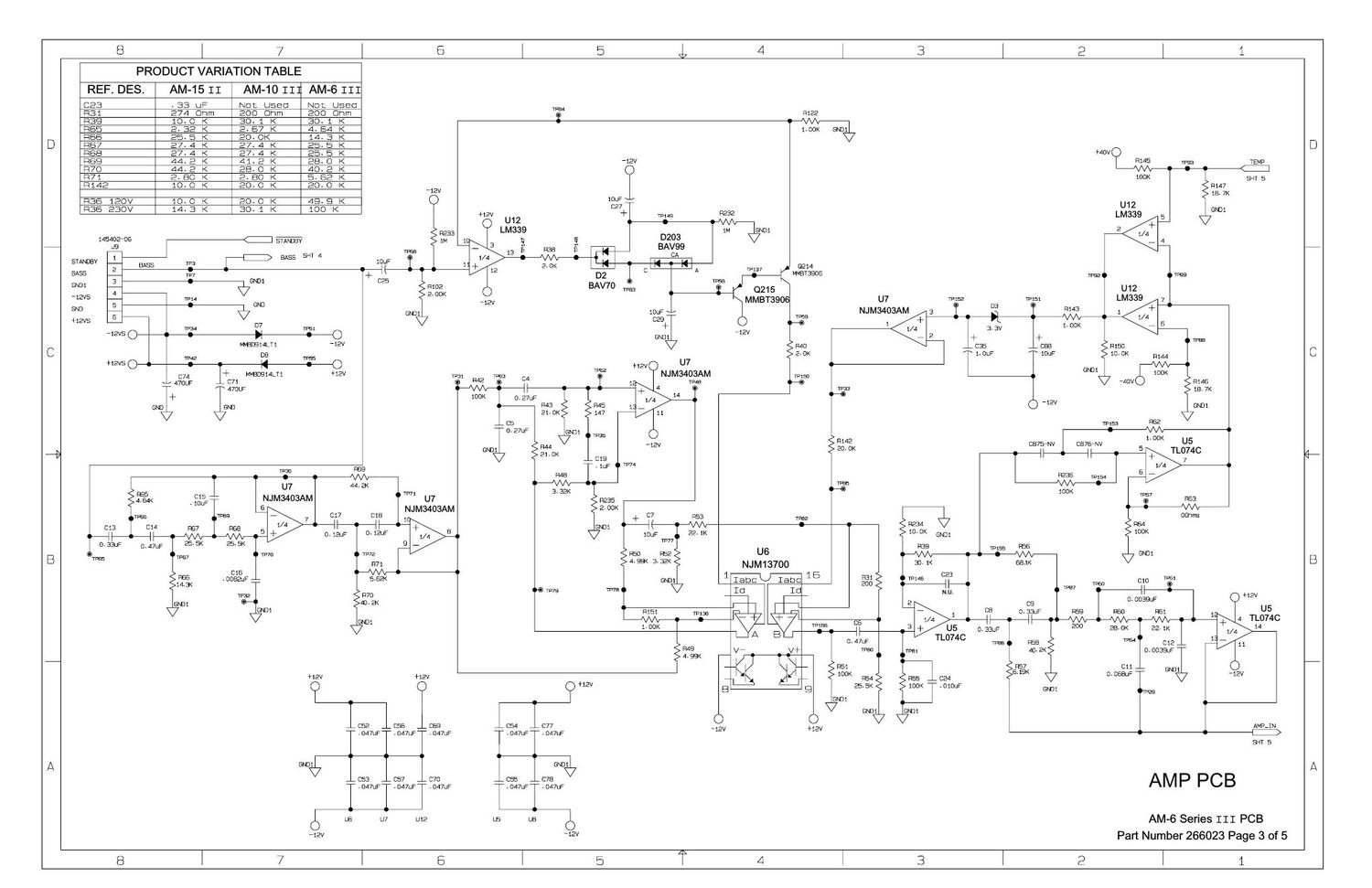 bose am 6 sd266023 3 03