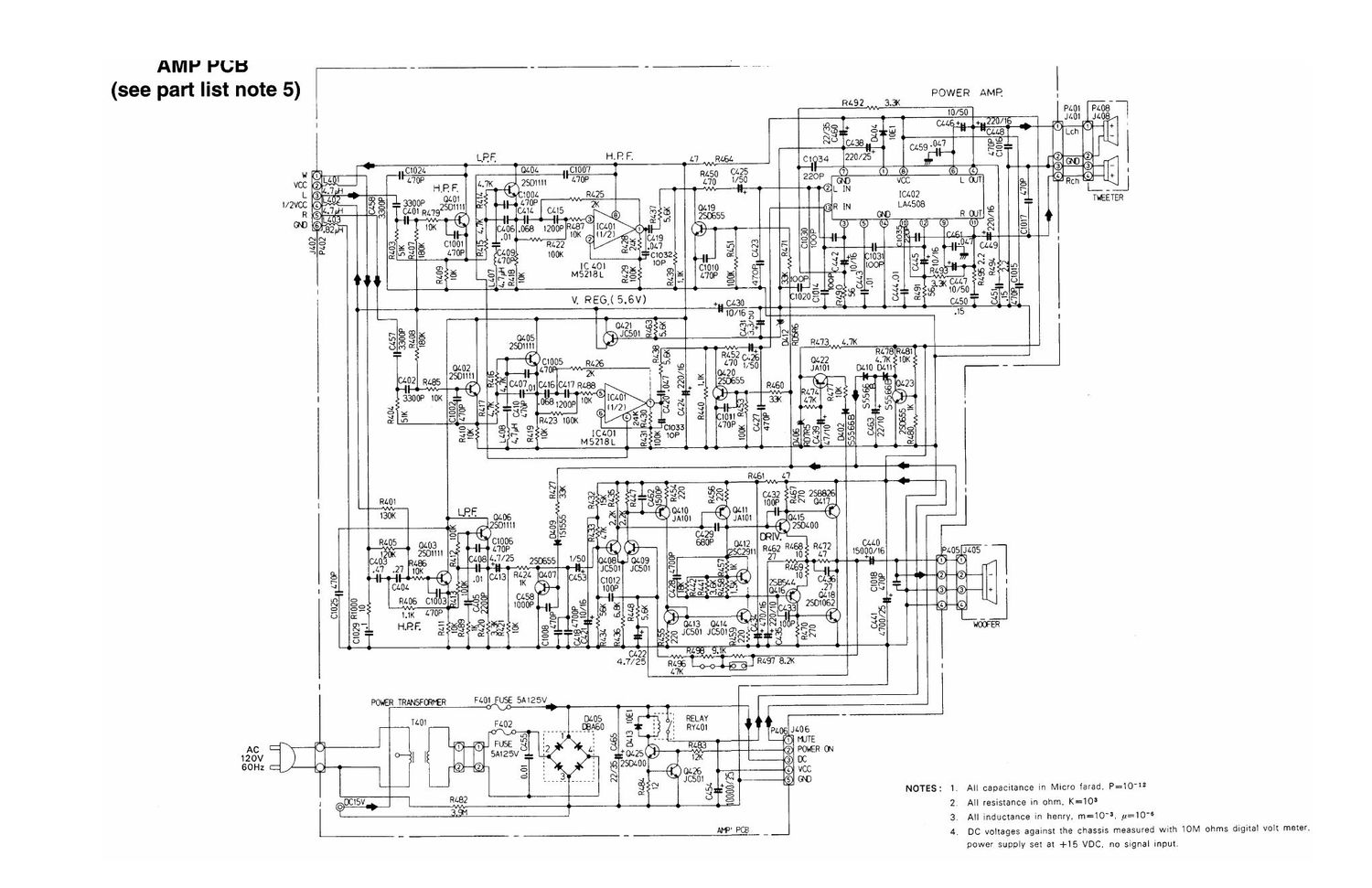 bose amp schematics