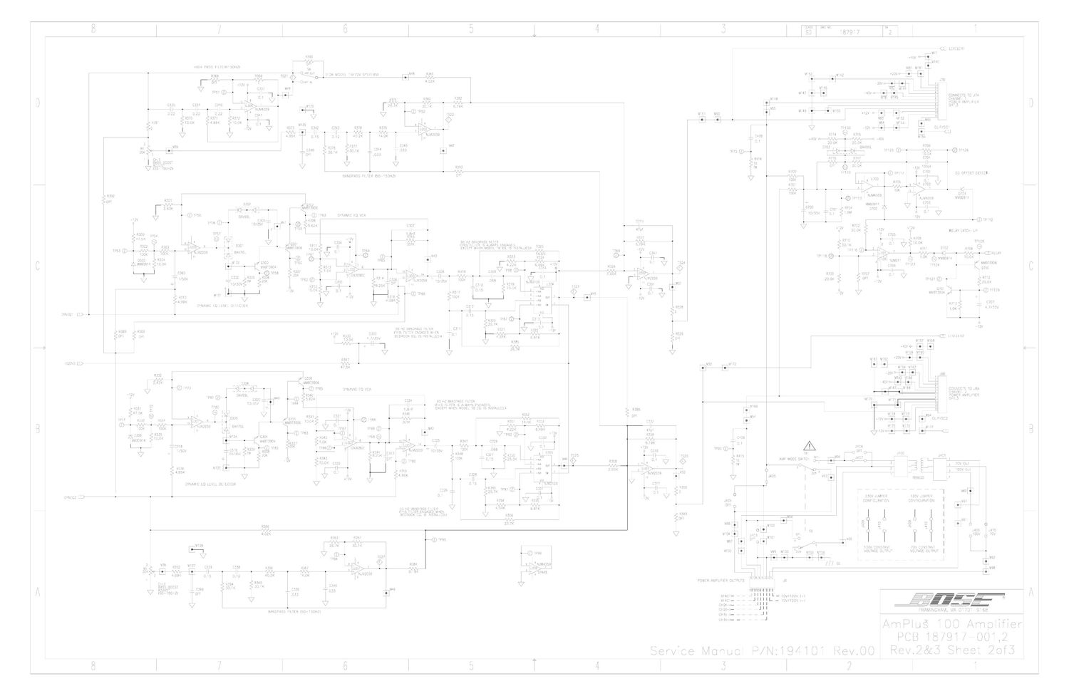 bose amplus 100 sd187917 2 04 schematics