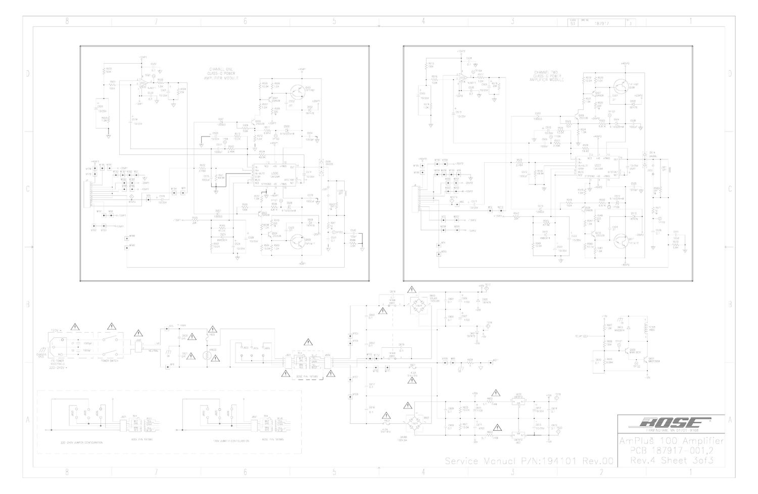 bose amplus 100 sd187917 3 05 schematics