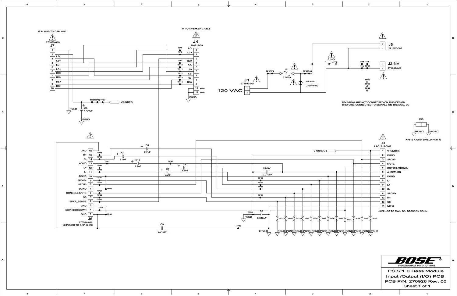 bose bassbox io 270926 rev00 sht1