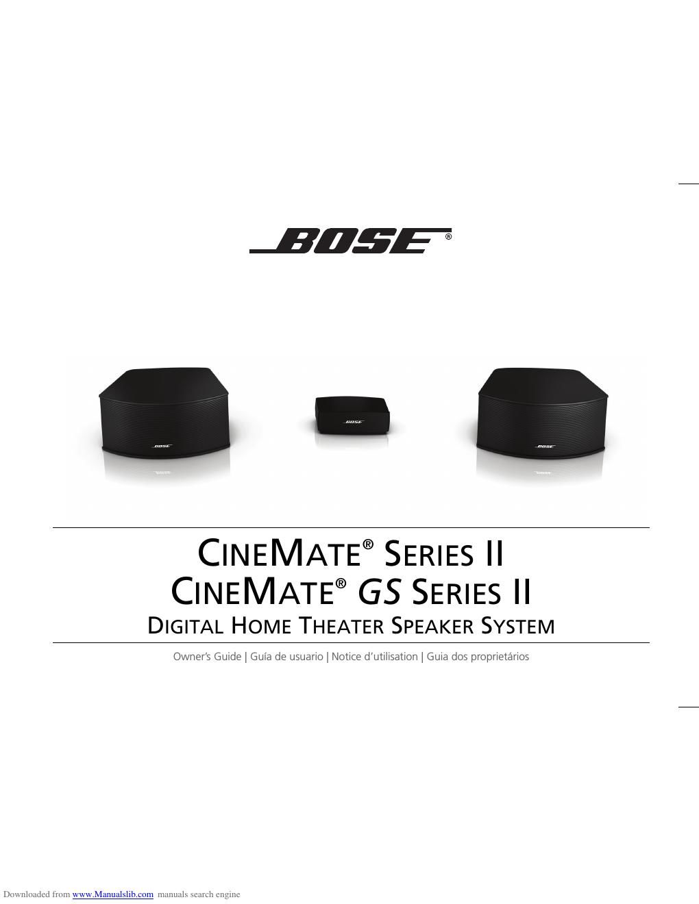 bose cinemateseries ii