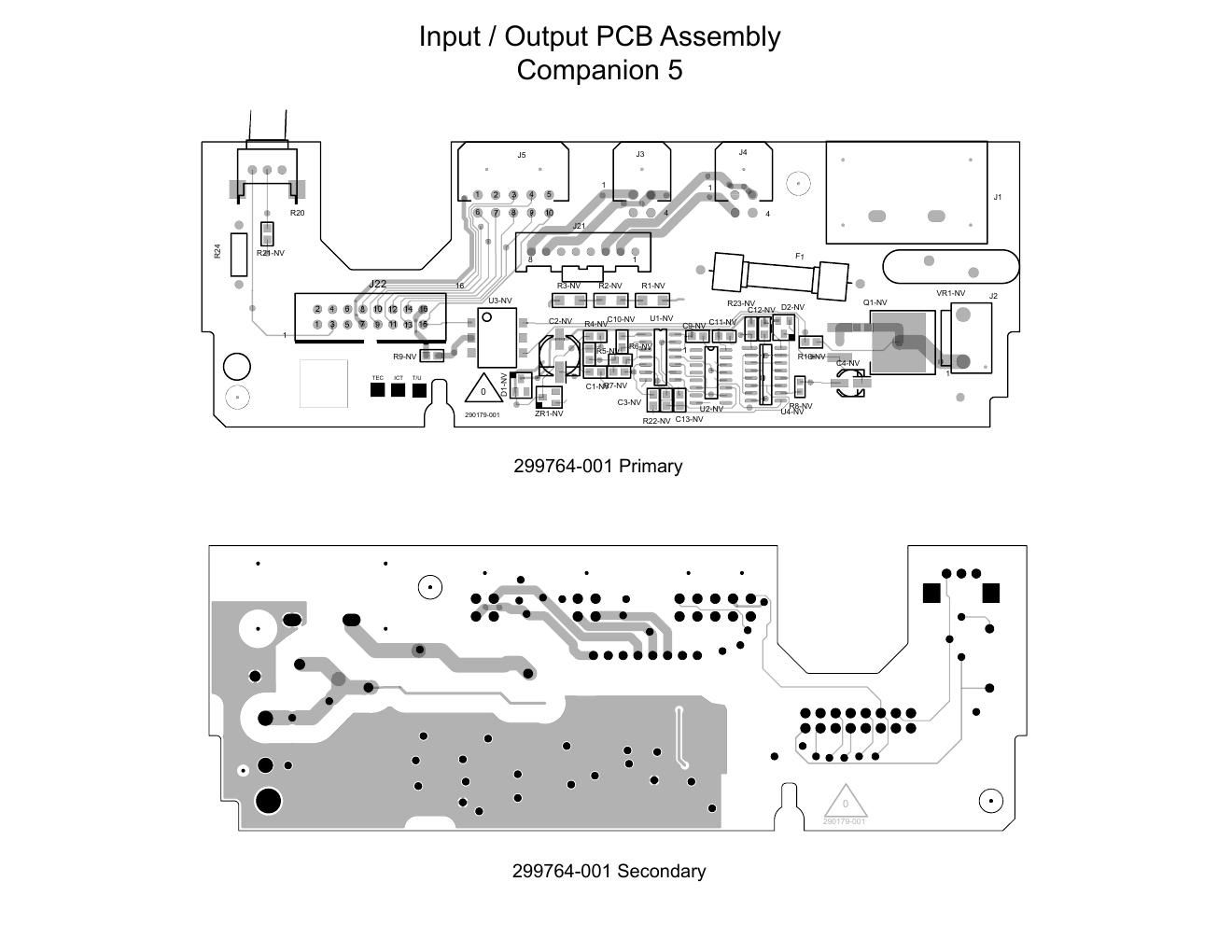 bose companion 5 io bose pcb top and bottom board layout