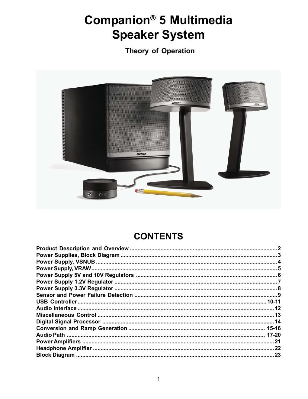 bose companion 5 theory of operation