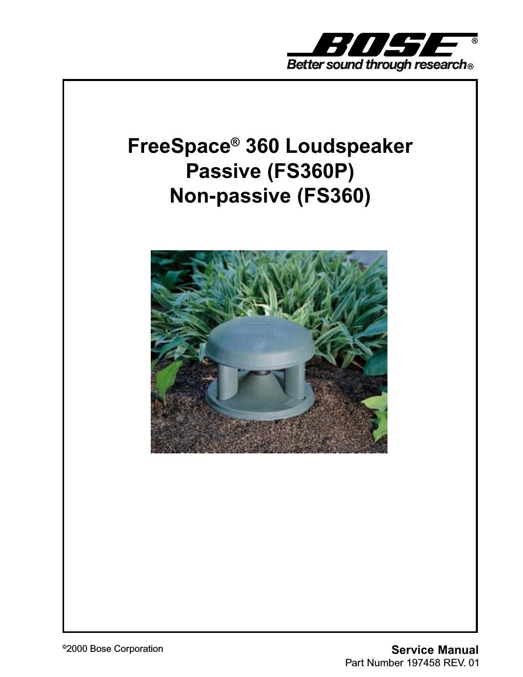 bose freespace 360 loudspeaker