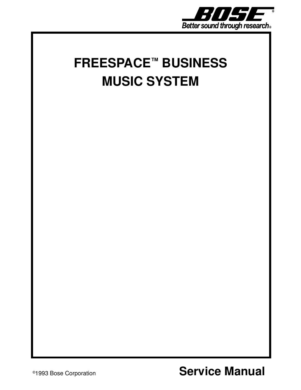 bose freespace business music system