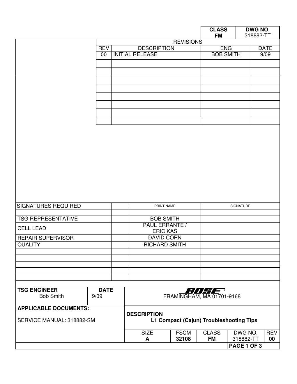 bose l1 compact troubleshooting tibose ps rev 00