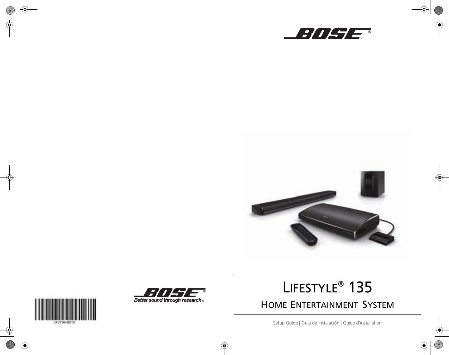 bose lifestyle 135 owners guide