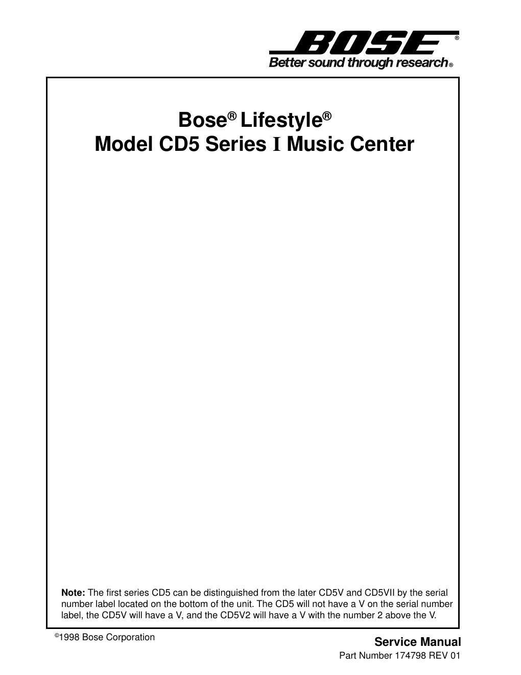 bose lifestyle cd 5