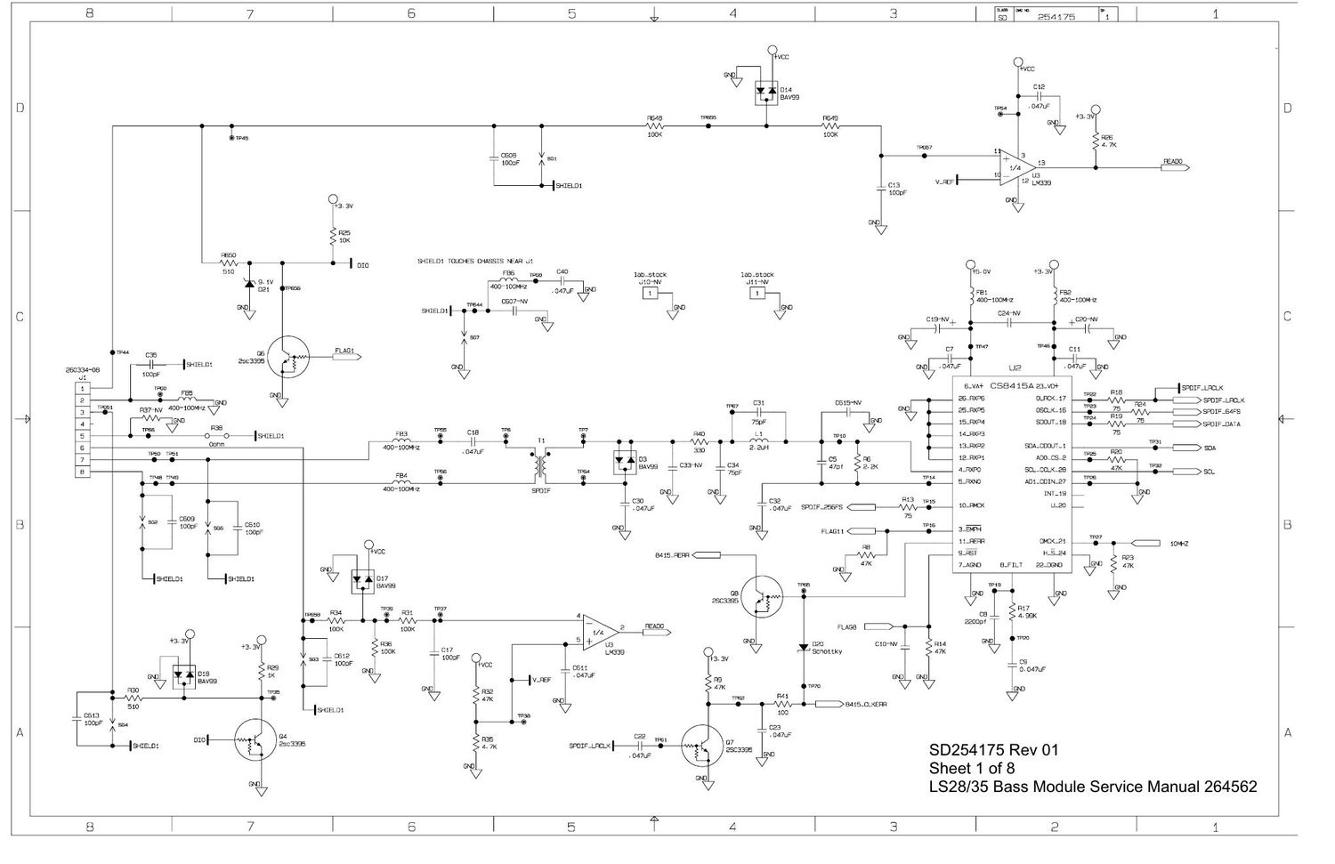 bose ls28 35 bass module schematics