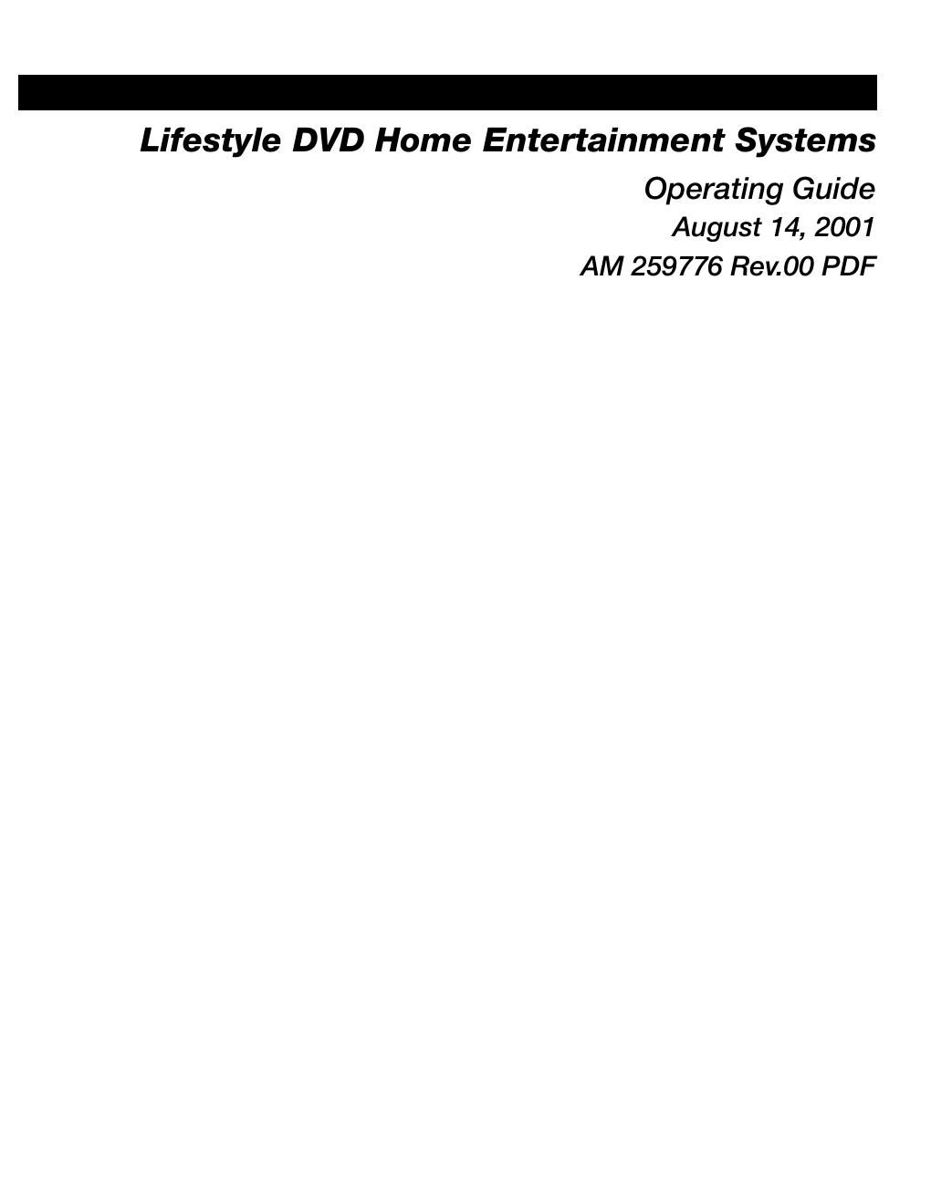 bose ls28 35 operating guide rev 00