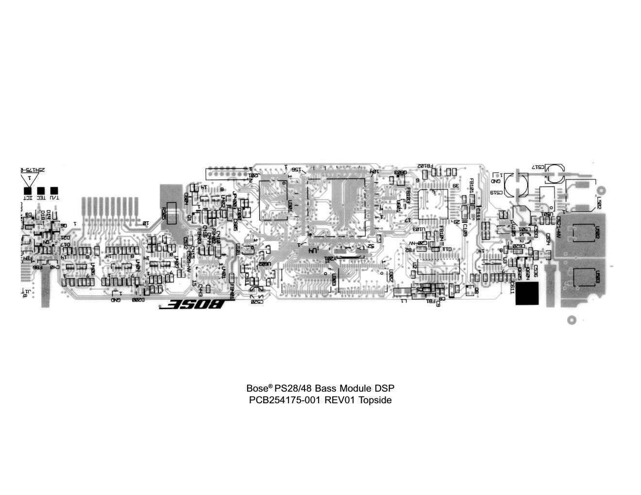 bose PS28 48 pcb254175 001 rev01 topside foto pci dsp