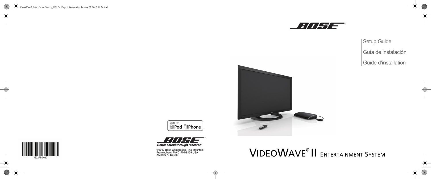 bose sg en videowaveii