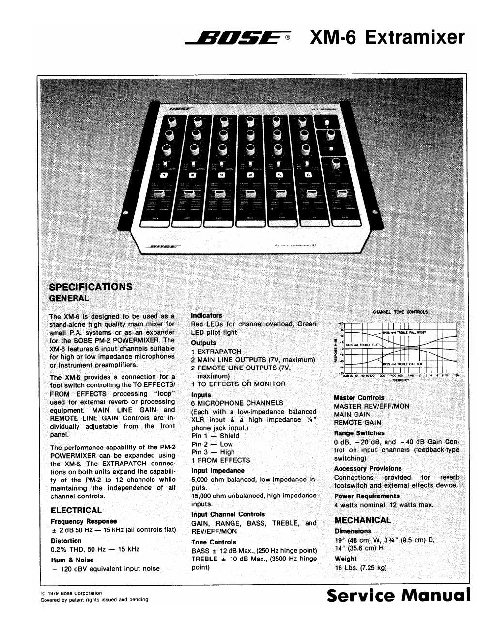 bose xm 6 extramixer