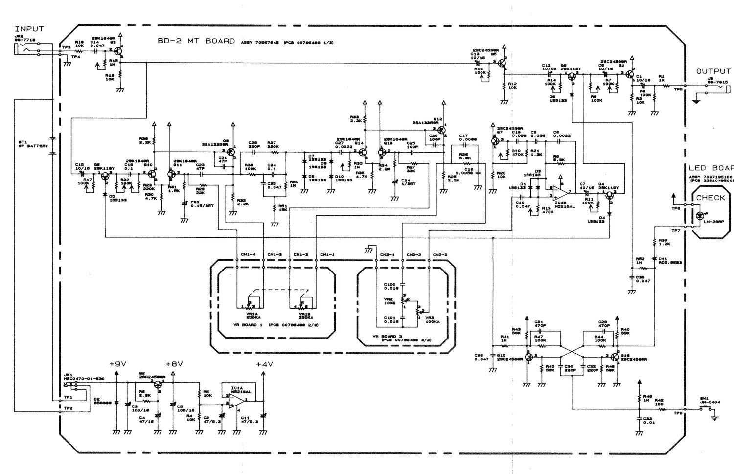 BOSS BD 2 SCHEMATICS