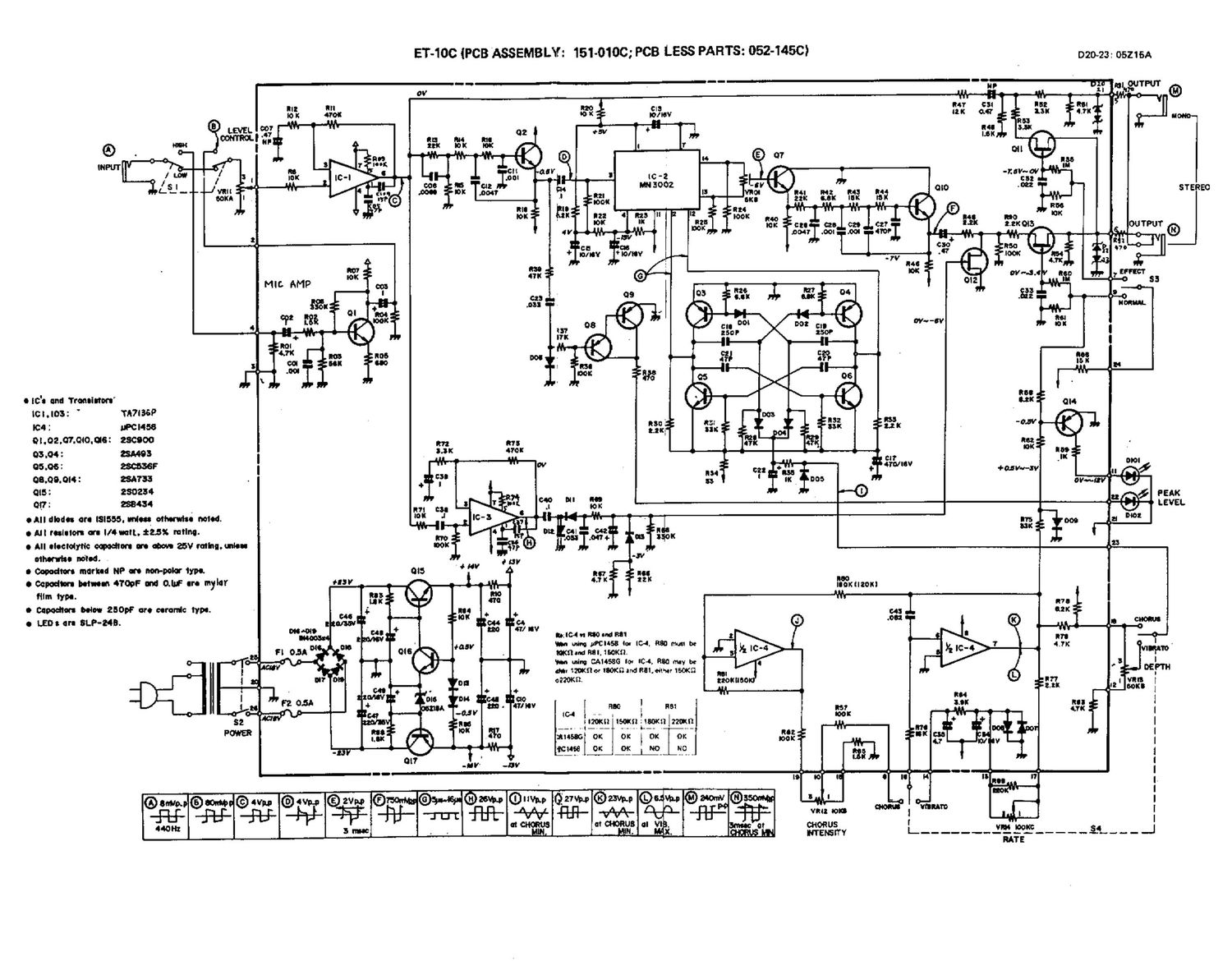 BOSS CE 1 SCHEMATICS