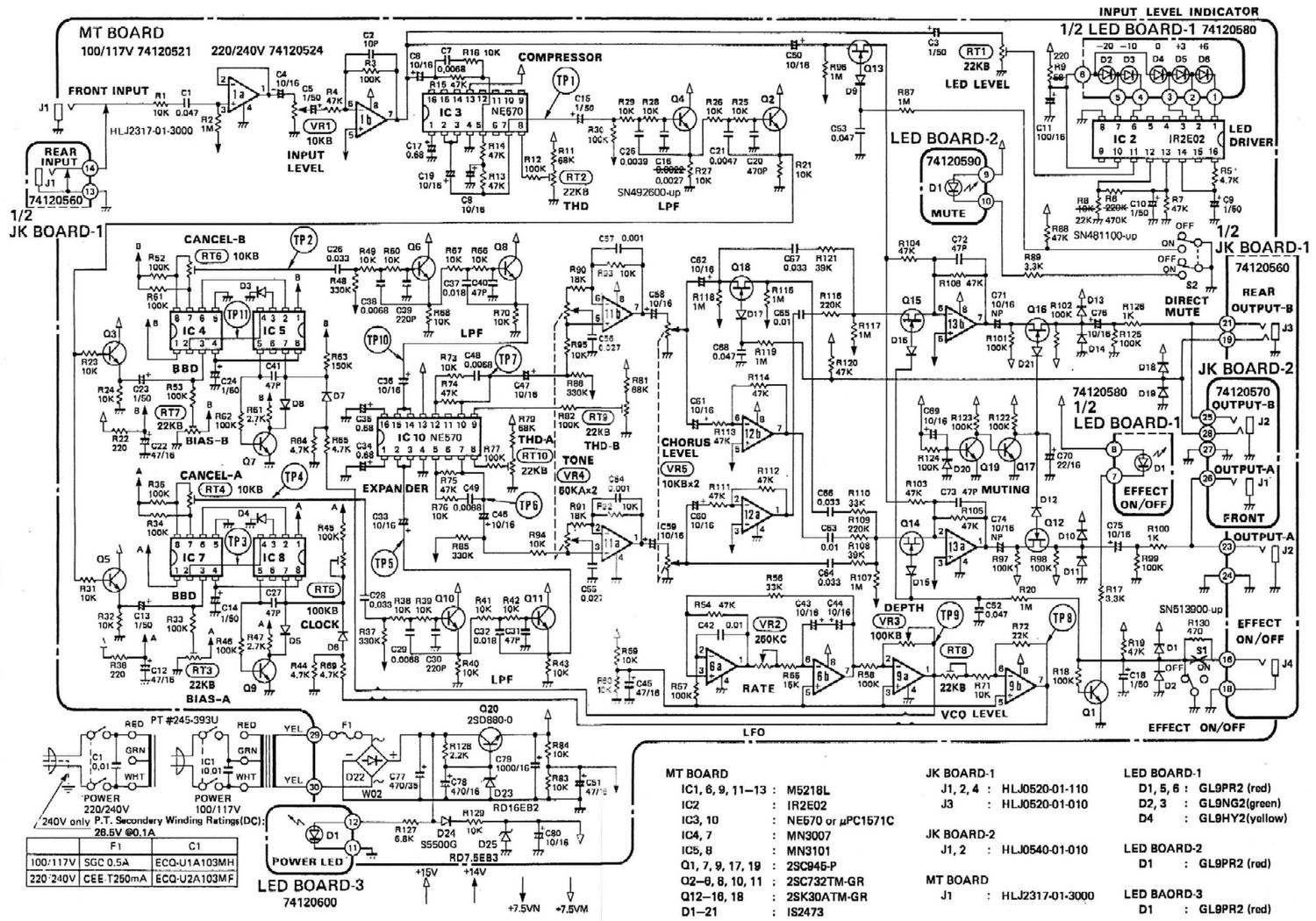 BOSS CE 300 SCHEMATICS