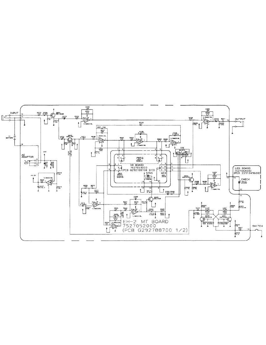 Boss EH 2 Enhancer Schematic