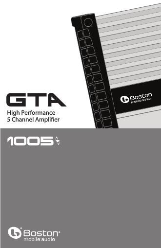 boston acoustics gta 1005 owners manual