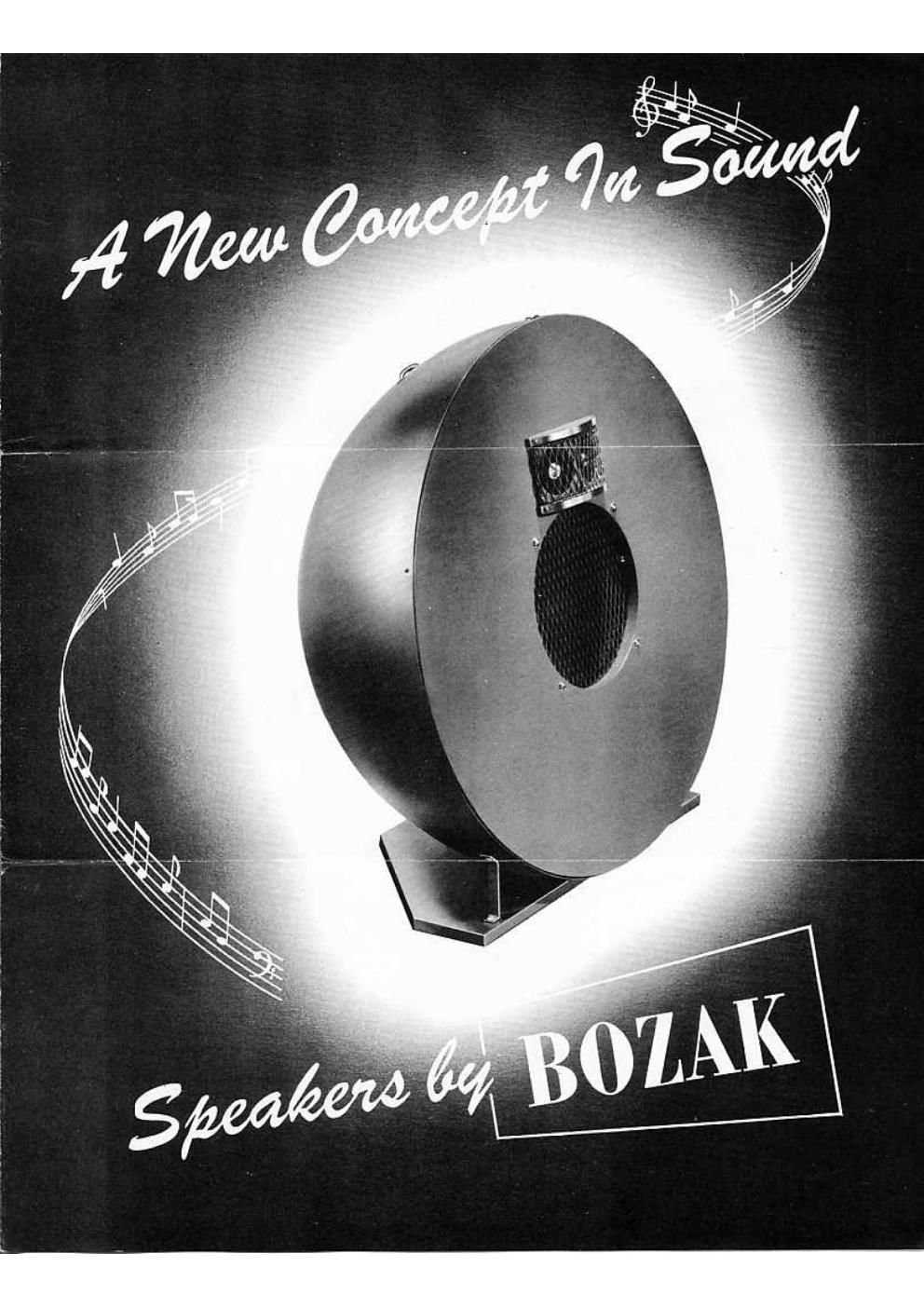 Bozak brochure 1950